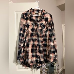 Jaded Gypsy Plaid button Down Size L/XL
